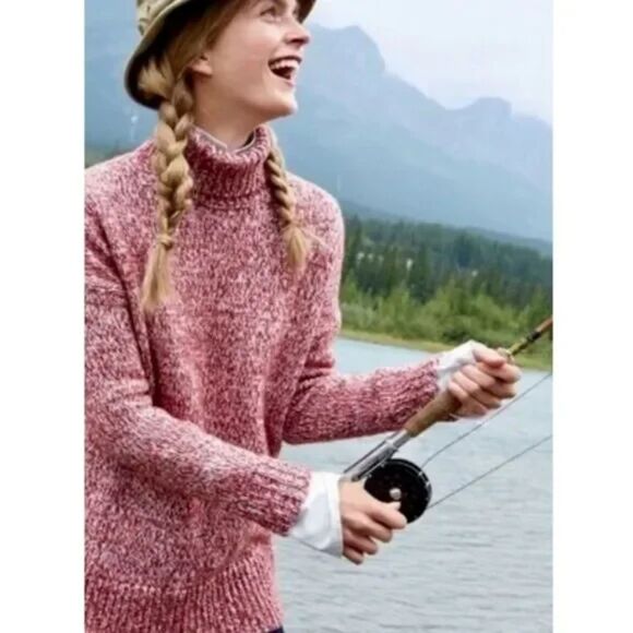 J. Crew Sweaters - NWT J.Crew Soft Wool Mohair Marled Turtleneck Sweater Size Large (Orig. $138)